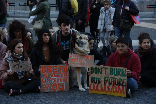 Fridays for Future protest in Barcelona on December 13, 2019 (by Júlia Catarineu)